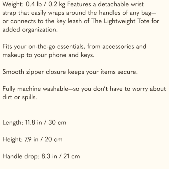 Rothy's Amber Stripe Wristlet EUC - Picture 7 of 11